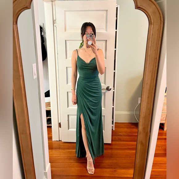 Azazie Dresses & Skirts - Green Bridesmaid Dress Azazie